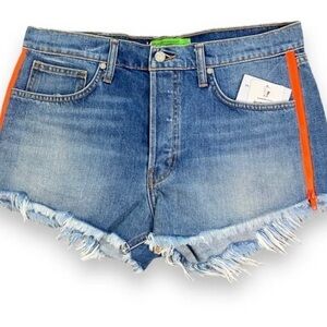 Sandrine Rose + Free People Womens Cut Off Shorts w/Edgy Side Zippers-NWT